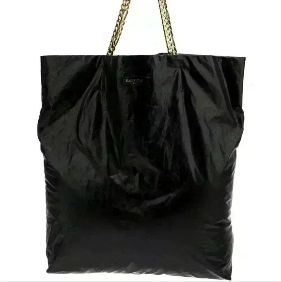 LANVIN Vintage Leather Tote - Picture 7 of 14